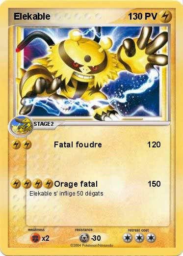 Pokemon Elekable
