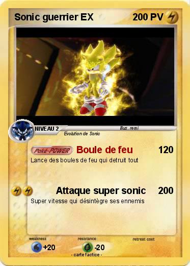 Pokemon Sonic guerrier EX