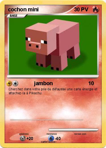 Pokemon cochon mini