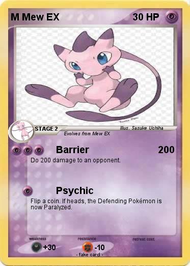 Pokemon M Mew EX