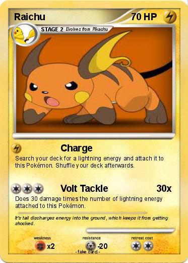 Pokemon Raichu