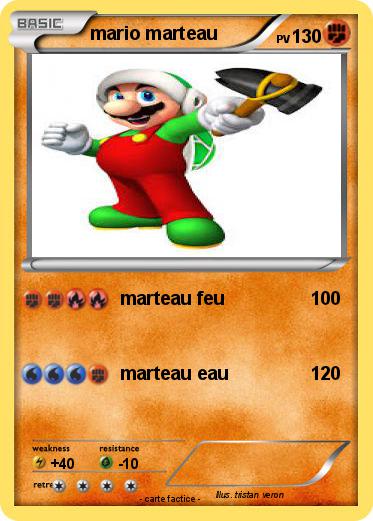 Pokemon mario marteau