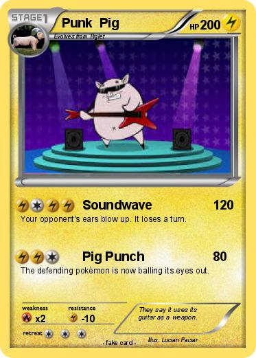 Pokemon Punk  Pig