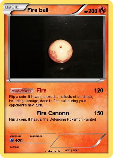 Pokemon Fire ball