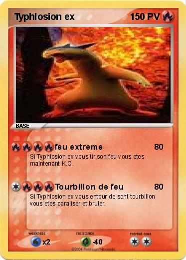 Pokemon Typhlosion ex