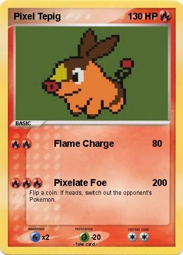Pokemon Pixel Tepig
