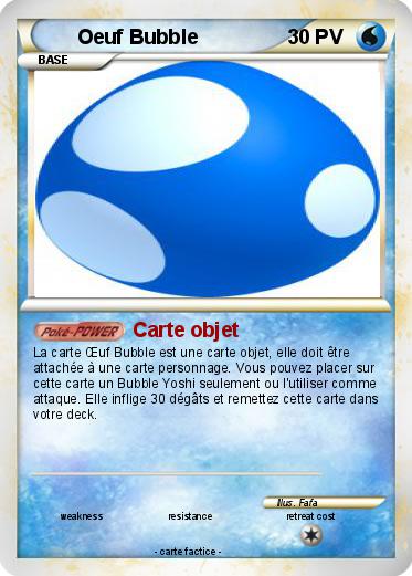 Pokemon Oeuf Bubble