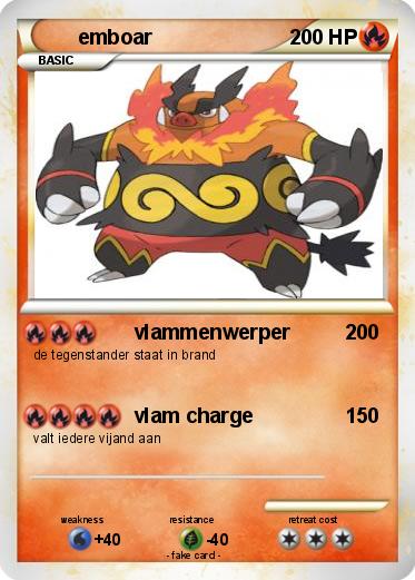 Pokemon emboar