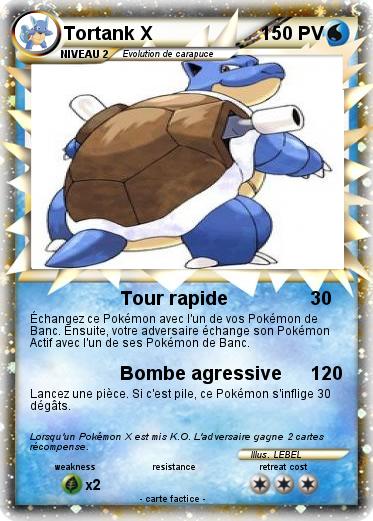Pokemon Tortank X