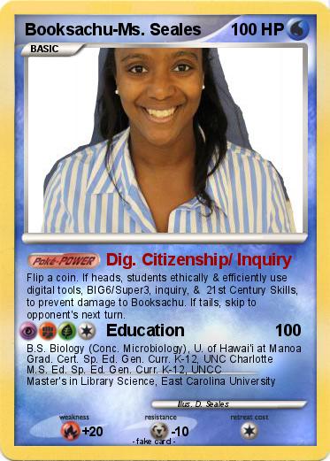 Pokemon Booksachu-Ms. Seales