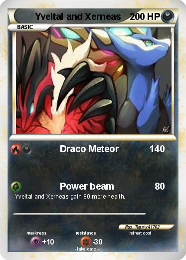 Pokemon Yveltal and Xerneas