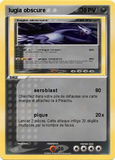 Pokemon lugia obscure