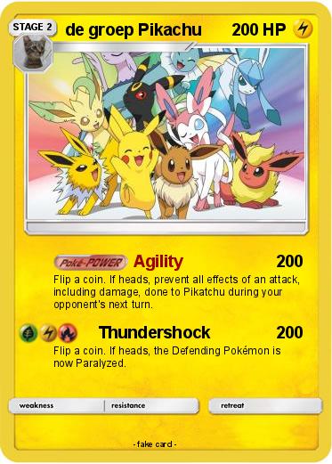 Pokemon de groep Pikachu