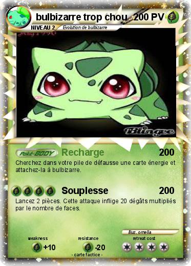 Pokemon bulbizarre trop chou
