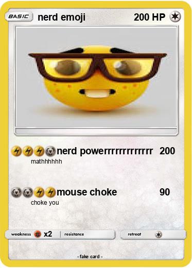 Pokemon nerd emoji