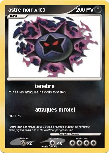 Pokemon astre noir