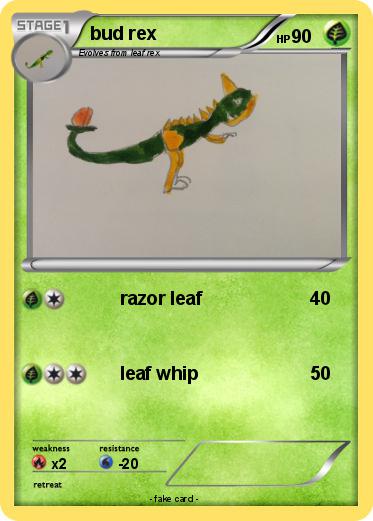 Pokemon bud rex