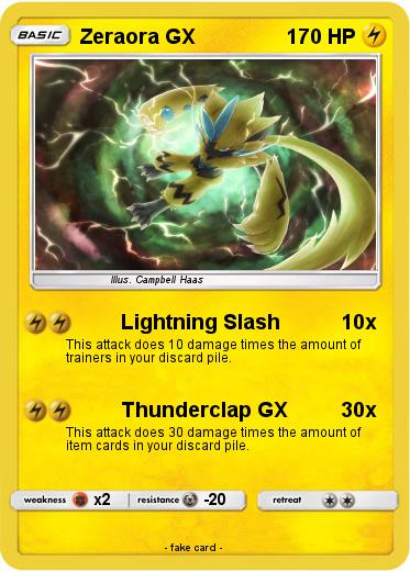 Pokemon Zeraora GX