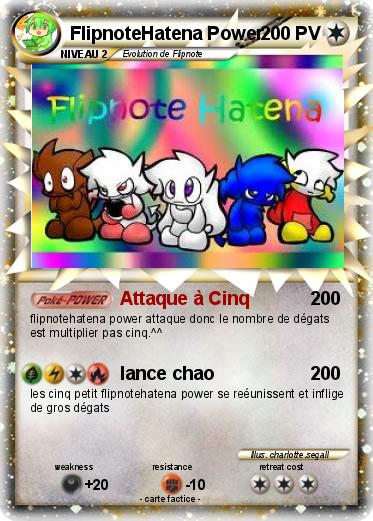 Pokemon FlipnoteHatena Power