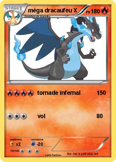 Pokemon méga dracaufeu X