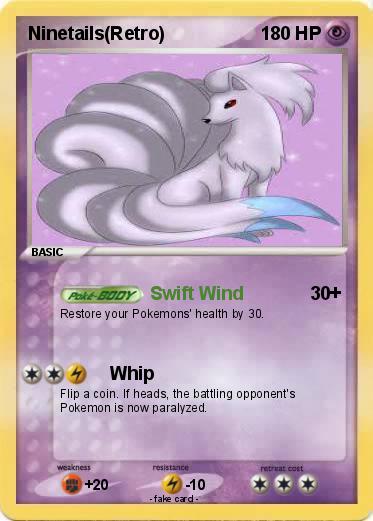 Pokémon Ninetails Retro - Swift Wind - My Pokemon Card