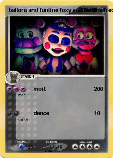 Pokemon ballora and funtine foxy and funtine freddy