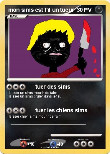 Pokemon mon sims est t'il un tueur