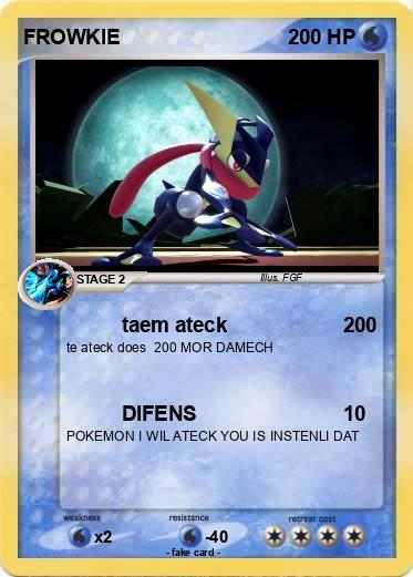 Pokemon FROWKIE