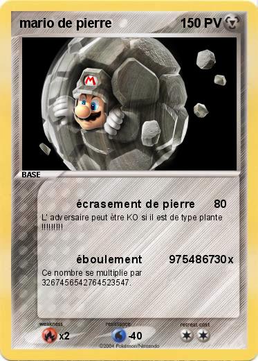 Pokemon mario de pierre