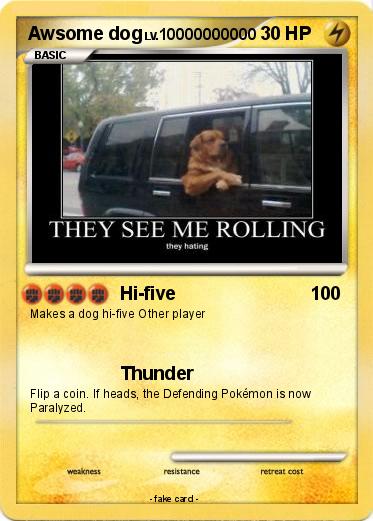Pokemon Awsome dog
