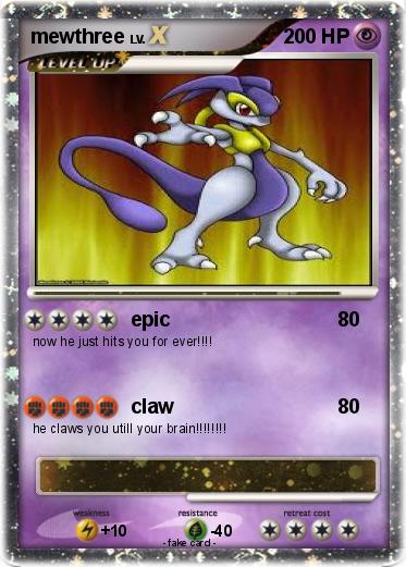 Pokemon mewthree