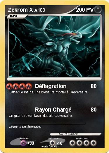 Pokemon Zekrom X