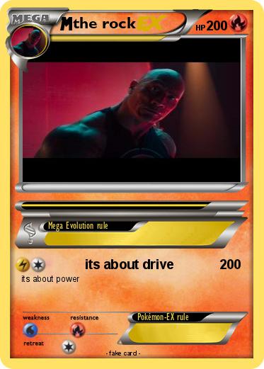 Pokemon the rock