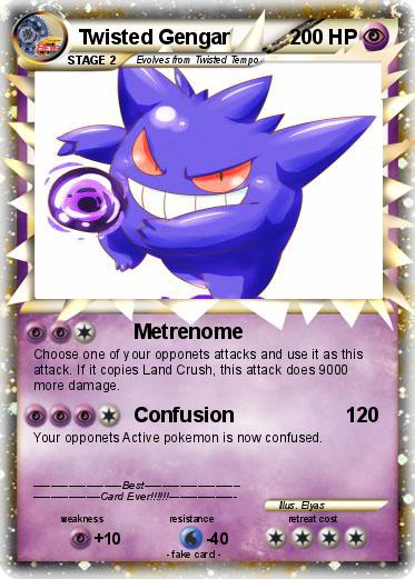 Pokemon Twisted Gengar