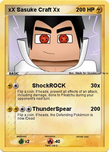 Pokemon xX Sasuke Craft Xx