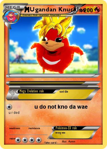 Pokemon Ugandan Knuckles
