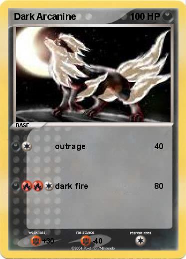 Pokemon Dark Arcanine