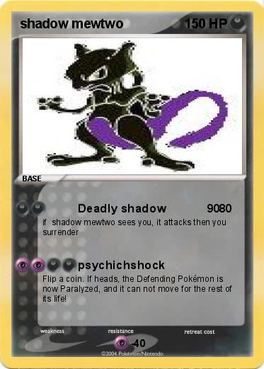 Pokemon shadow mewtwo