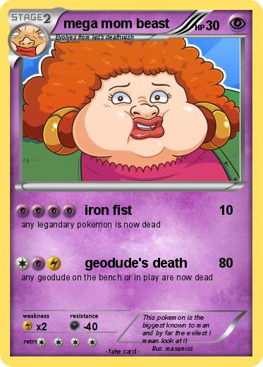 Pokemon mega mom beast