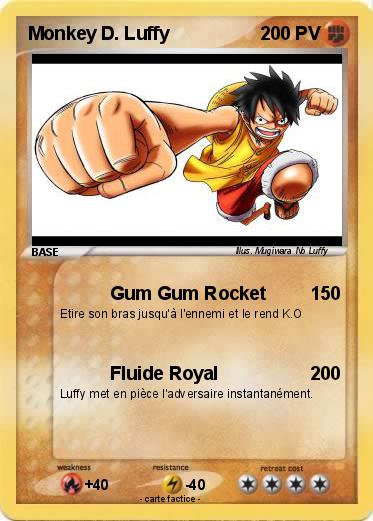 Pokemon Monkey D. Luffy