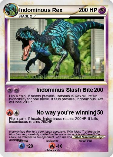 Pokemon Indominous Rex