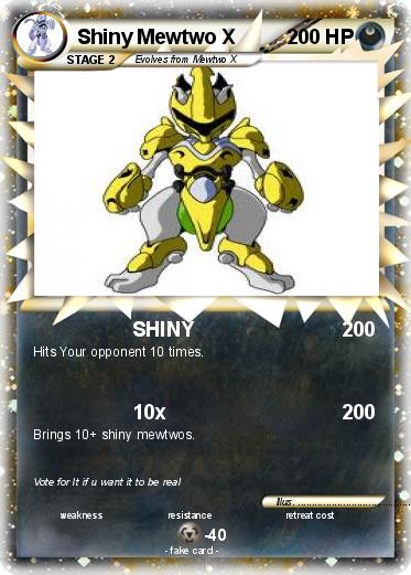 Pokemon Shiny Mewtwo X