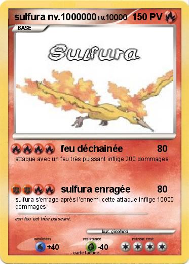 Pokemon sulfura nv.1000000