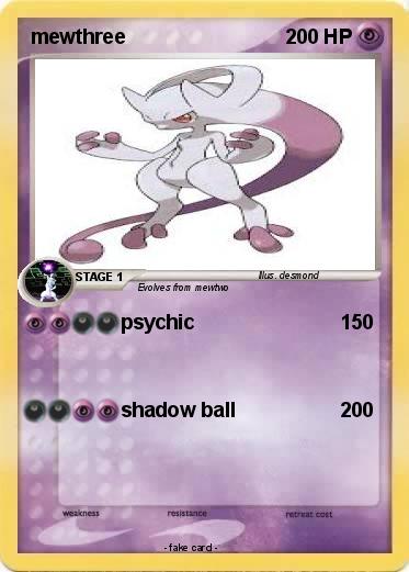 Pokemon mewthree