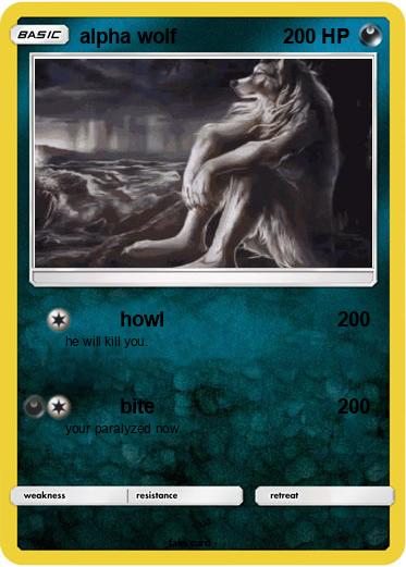 Pokemon alpha wolf