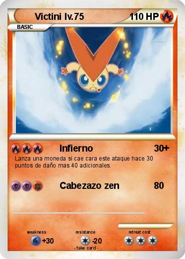 Pokemon Victini lv.75