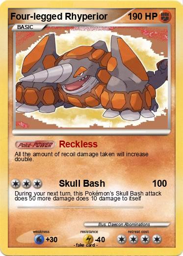 Pokemon Four-legged Rhyperior
