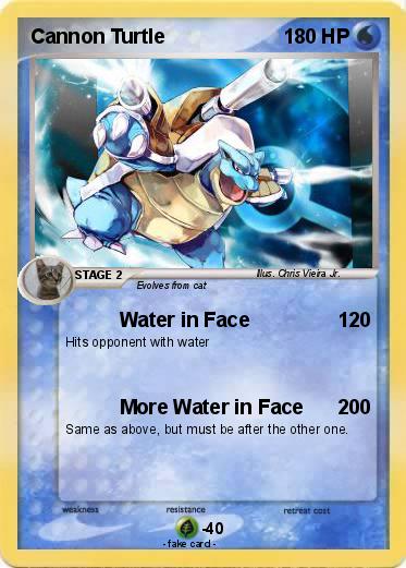 Pokemon Cannon Turtle