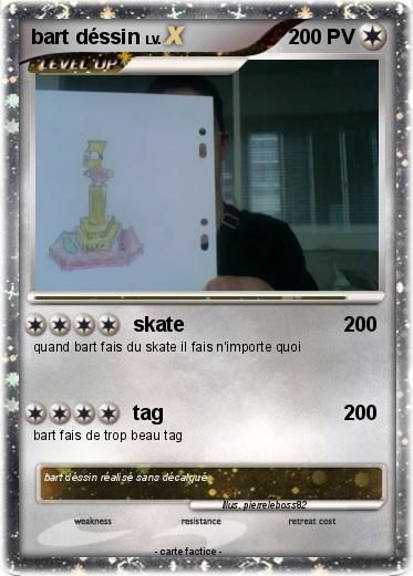 Pokemon bart déssin