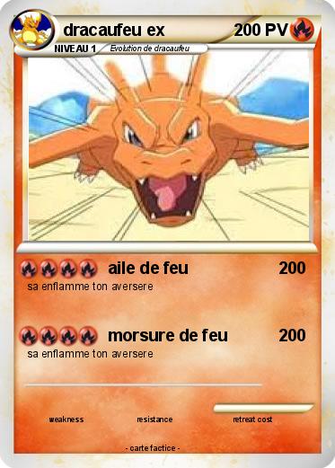 Pokemon dracaufeu ex